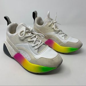 Stella McCartney Eclypse Sneakers White Rainbow